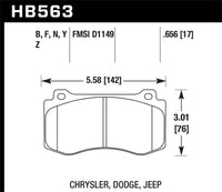 Hawk Performance Hawk 06-07 Dodge Magnum SRT8 / 06-09 Challenger SRT8 / 05-07/09 Chrysler 300 C SRT8 Performance Cera