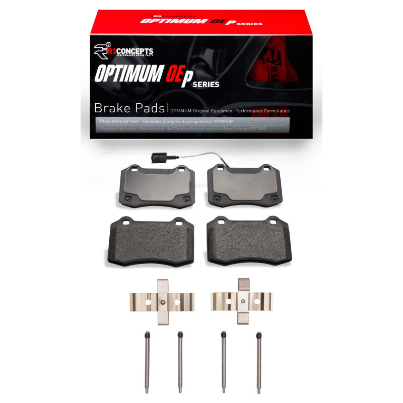 R1 Concepts R1 2014-2022 Maserati Ghibli Rear R1 Optimum OE Pads & Hardware Kit