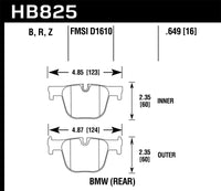Hawk Performance Hawk 13-15 BMW 335i/335i xDrive / 14-16 BMW 435i/435i xDrive HPS 5.0 Rear Brake Pads