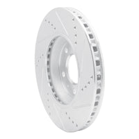R1 Concepts R1 06-10 Pontiac SOLSTICE Front Left Drilled & Slotted Silver Brake Rotor