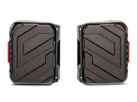 Raxiom 07-18 Jeep Wrangler JK Axial Series Trident LED Tail Lights- Black Housing (Smoked Lens)