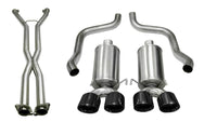 CORSA Performance Corsa 09-13 Chevy Corvette 6.2L V8 2.5in Sport Cat-Back Dual Rear Exit w/Twin 4.0in Pol Pro-Ser Tips