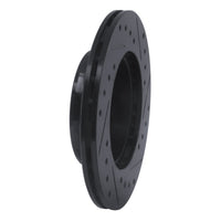 R1 Concepts R1 88-92 Geo Prizm Front Left Drilled & Slotted Black Brake Rotor