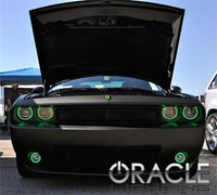 ORACLE Lighting Oracle Dodge Challenger 08-14 LED Fog Halo Kit - Blue