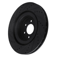 R1 Concepts R1 2003-2017 Dodge Viper Front Right Drilled & Slotted Black Brake Rotor