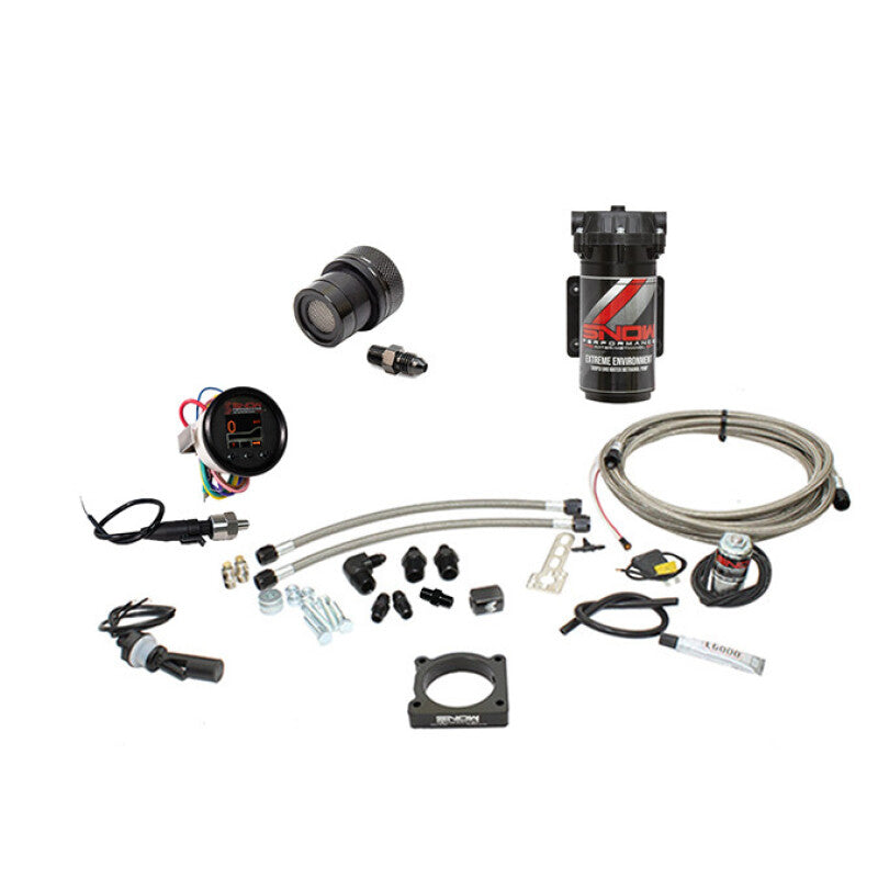 Snow Performance 11-17 F-150 Stg 2 Boost Cooler Water Inj. Kit (SS Brd Line/4AN Fittings) w/o Tank