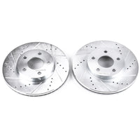 PowerStop Power Stop 07-10 Chevrolet Cobalt Front Evolution Drilled & Slotted Rotors - Pair