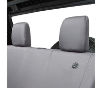 Bestop 08-12 Jeep Wrangler JK 4-Door Rear Seat Covers (Charcoal)