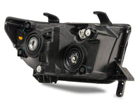 Raxiom 07-13 Toyota Tundra Axial Series Headlights w/ LED Bar- Black Housing (Clear Lens)