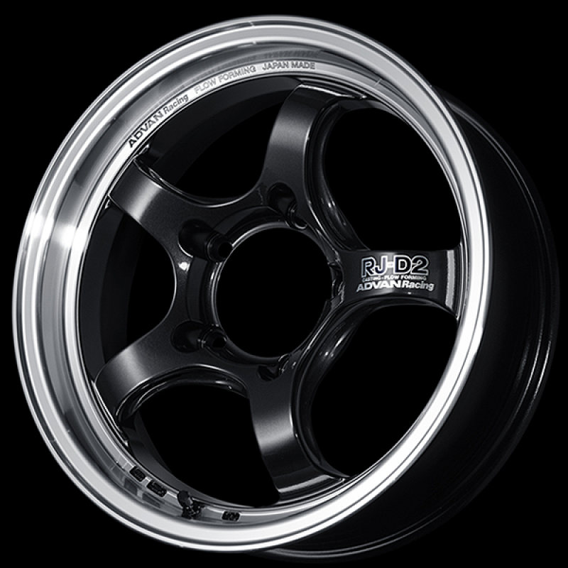 Advan RG-D2 18x10.5 / +24 Offset / 5x114.3 / 73mm Bore / Machining and Black Gunmetallic