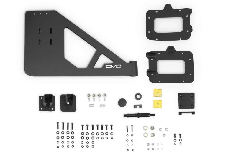 DV8 Offroad DV8 07-18 Jeep Wrangler (JK) Tire Carrier for MTO Bumper