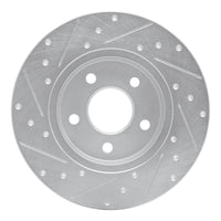 R1 Concepts R1 01-08 Ford Mondeo (Mexico) Rear Right Drilled & Slotted Silver Brake Rotor