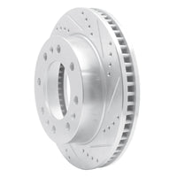 R1 Concepts R1 06-11 Cadillac DTS Front Right Drilled & Slotted Silver Brake Rotor