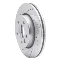 R1 Concepts R1 10-17 Volkswagen AMAROK (Mexico) Front Left Drilled & Slotted Silver Brake Rotor