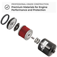 K&N Engineering K&N KTM / Husaberg / Betamotor / Polaris 1.625in OD x 0.438in ID x 2.719in H Oil Filter