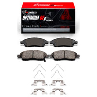 R1 Concepts R1 11-25 Nissan March (Mexico) Front Optimum OE Brake Pads & Hardware Kit