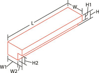 Dee Zee Universal Tool Box - Red Side Mount BT Alum 68In