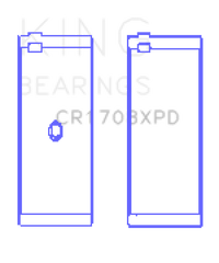 King Engine Bearings Chevrolet Custom Honda Journal 1.888 CB1663H version Pre-doweled
