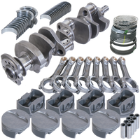 Eagle Chevrolet 350 Small Block Balanced 2Pc Seal Street & Strip Rotating Assembly Kit 3.75in Stroke