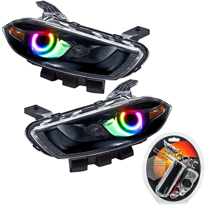 ORACLE Lighting Oracle 13-16 Dodge Dart SMD HL - Black - Halogen - ColorSHIFT