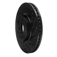 R1 Concepts R1 13-20 Ford Fusion Front Right Drilled & Slotted Black Brake Rotor