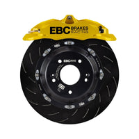 EBC Racing 12-20 Fiat 500 Abarth 1.4L Turbo Yellow Apollo-4 Calipers 330mm Rotor Front Big Brake Kit