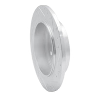 R1 Concepts R1 03-05 Ford Explorer Sport Trac Rear Left Drilled & Slotted Silver Brake Rotor