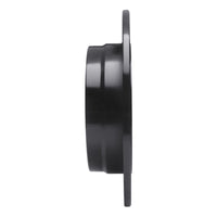 R1 Concepts R1 83-95 Mercedes-Benz 300CE Rear Left Drilled & Slotted Black Brake Rotor