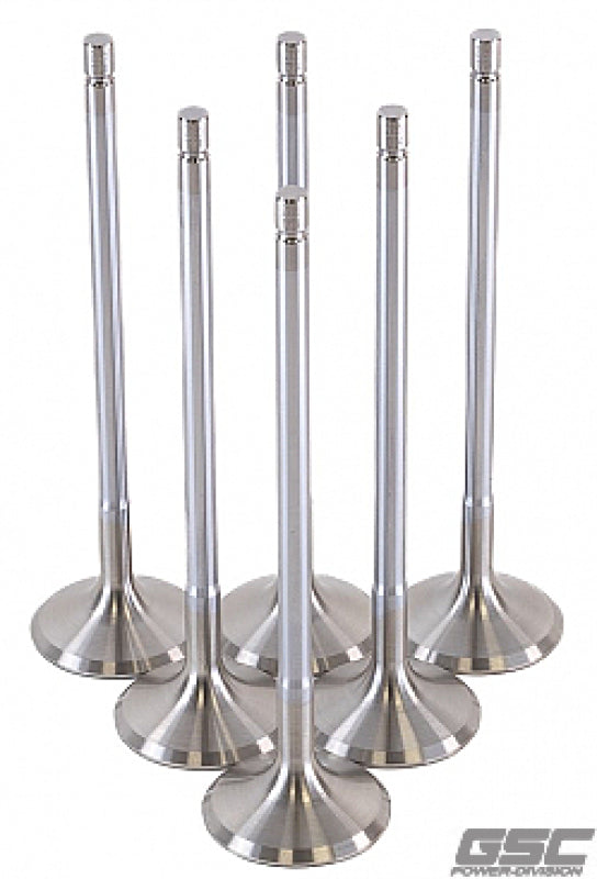 GSC Power Division GSC P-D Toyota G16E-GTS 32mm Head (STD) Chrome Polished Exhaust Valve - Set of 6