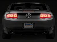 Raxiom 10-12 Ford Mustang Aero Tail Lights- Black Housing (Smoked Lens)