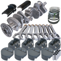 Eagle Chevy 327 3.250in Crank 6.125in H-Beam -5cc Flat Top 4.060in Pistons Rotating Assembly