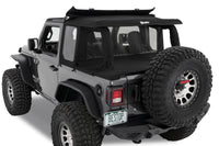 Bestop 18-26 Jeep Wrangler JL 2-Door Halftop Conversion Kit (Premium Black Twill)