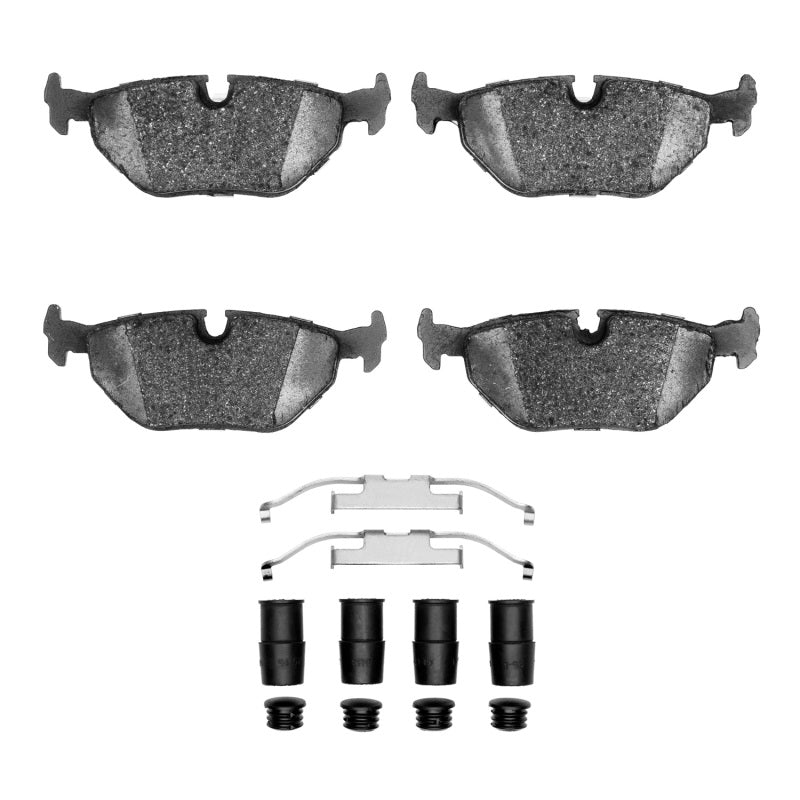 R1 Concepts R1 87-02 BMW 540I Rear Optimum OE Pads & Hardware Kit