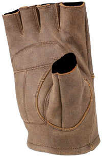 Kuryakyn Leather By River Road Buster Vintage Shorty Gloves Black - 3XL
