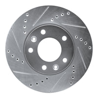 R1 Concepts R1 03-05 Kia SEDONA Front Left Drilled & Slotted Silver Brake Rotor