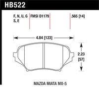 Hawk Performance Hawk HP 06-10 Mazda Miata Mx-5 HP+ Street Front Brake Pads