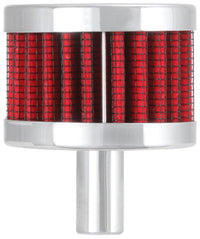 K&N Engineering K&N Steel Base Chrome Top Crankcase Vent Filter 1/2in. Vent / 2in. OD / 1-1/2in. Height