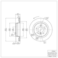 DFC 95-02 BMW M3 Left Rear Brake Rotor