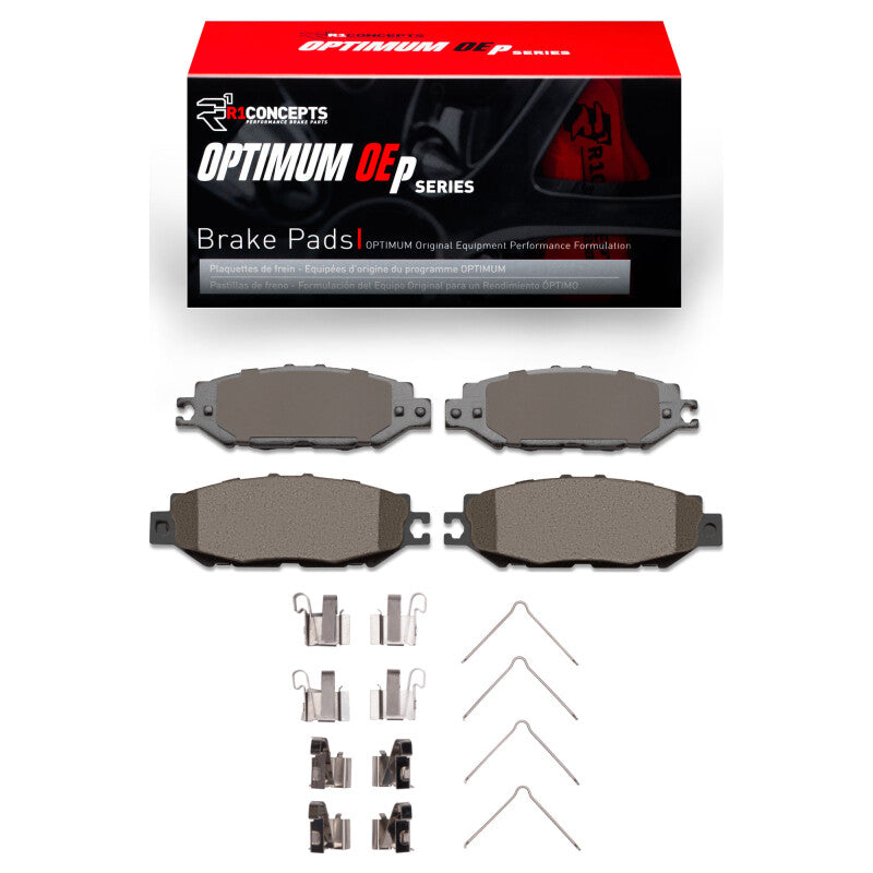 R1 Concepts R1 93-00 Lexus LS400 Rear Optimum OE Pads & Hardware Kit