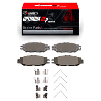 R1 Concepts R1 93-00 Lexus LS400 Rear Optimum OE Pads & Hardware Kit