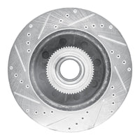 R1 Concepts R1 06-12 Ford F-250 2WD (Super Duty) Front Right Drilled & Slotted Silver Brake Rotor