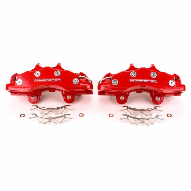 PowerStop Power Stop 06-13 Chevrolet Corvette Front Red Calipers - Pair