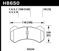 Hawk Performance Hawk 09-11 Nissan GT-R HPS Street Front Brake Pads
