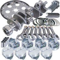 Eagle Chevy 350 1Pc 3.750in Crank 5.700in I-Beam Rods 4.030in Pistons 168 Tooth FP Balanced Assembly