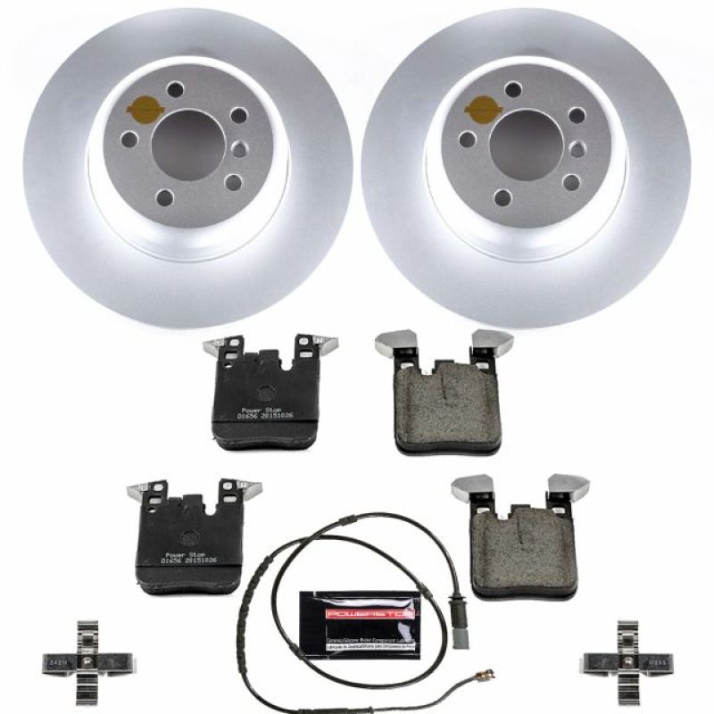 PowerStop Power Stop 16-18 BMW 320i xDrive Rear Z23 Evolution Sport Coated Brake Kit