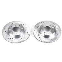 PowerStop Power Stop 88-91 Honda Civic Front Evolution Drilled & Slotted Rotors - Pair