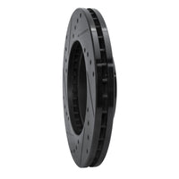 R1 Concepts R1 92-98 Lexus SC300 Front Right Drilled & Slotted Black Brake Rotor