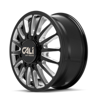 Cali Off-Road 9110D Summit Dually 22x8.25 / 8x210 BP / 115mm Offset / 154.2mm Hub Gls Blk Mill Wheel