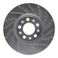 R1 Concepts R1 13-23 Chrysler 200 Front Right Drilled & Slotted Silver Brake Rotor