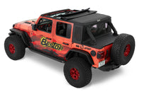 Bestop 18-23 Jeep Wrangler JL 4-Door Halftop Soft Top (Black Diamond)